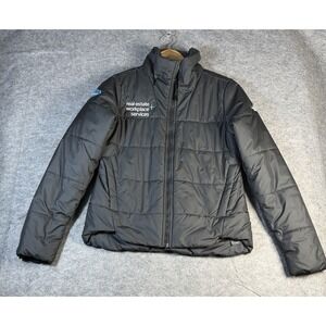 The North Face Womens Black Puffer Jacket Salesforce S P NF0A3LHL Full Zip Puffy